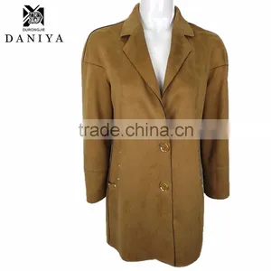 2016 Hot Sale Fashion Women Winter Jacket ,Women Long Sleeve Jacket, Women Faux Fur Jacket For Wholesale thumbnail-1