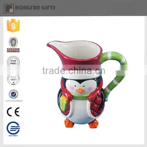 2016 New Style Ceramic Christmas Penguim Milk Jar thumbnail-1