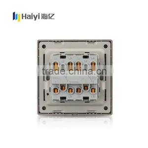 British Style Small MOQ Brass Screw 4 Gang 2 Way Electric Wall Switches Quality Choice Supplier's Choice thumbnail-3