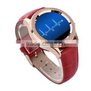 Ladies Smart Watch IP67 Waterproof Diamond D2 MTK2502 Smartwatch 0.3 MP Camera Heart Rate Monitor Support IOS Android thumbnail-4