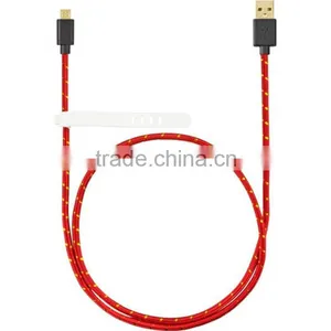 Nylon Gold Plated Micro USB Data Terminal Connector Cable thumbnail-6