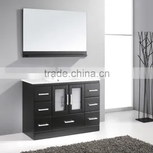 Chinese Ceramic Sink Wooden Bathroom Vanity X024 thumbnail-5