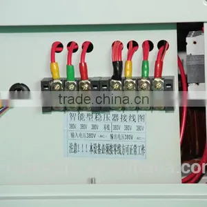 Intelligent AC Voltage Stabilizer Carbon Brush Type Three Phase AVR 30KVA thumbnail-2