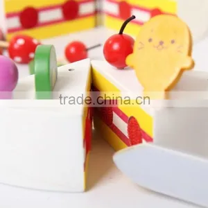 Wooden Toy Cake Playing Kitchen Set thumbnail-2