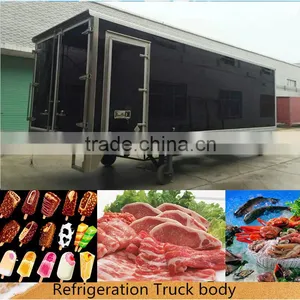 Deep Blue Color Customized Refrigerated Truck Body Honeycomb Panel thumbnail-1