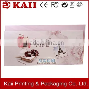 Custom White and Pink Greeting Card,greeting Card Making Machine thumbnail-1