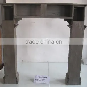 Freach Style Shabby Chic Wood Fireplace Surround thumbnail-3