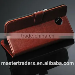 Original Fashion 64 Grain Stand Holder Wallet Flip PU Leather Case For Motorola Google 6 MT-3101 thumbnail-5