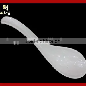White Plastic Serving Spoon thumbnail-1