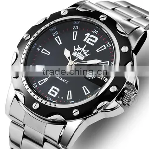 DIYAN Date Time Men Wristwatch Full Stainless Steel Quartz Watch Mans Fashion Casual Watches Men's Dress Clock Relogio Masculino thumbnail-1