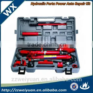 Cheap Price 10Ton Hydraulic Porta Power Auto Repair Kit With Plastic Case Wheels thumbnail-1