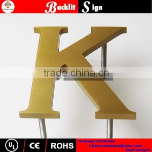 Custom Top Quality Titanized Stainless Steel Letter Sign thumbnail-2