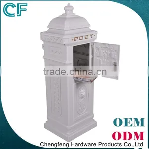 Produce China Factory Lion Ornament White Modern Japanese Mailbox thumbnail-5