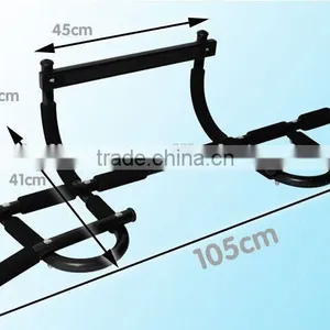 Total Workout Black Coated Door Gym Bar, Horizontal Bar thumbnail-1