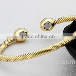 100% Copper Bangle Magnets Health Balance Magnetic Pure Copper Bracelet thumbnail-6