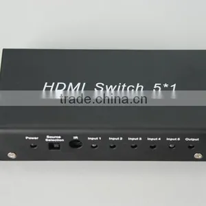 HDMI Switcher 5X1 With Remote Control Support DTS/Dolby-AC3/DSD thumbnail-1