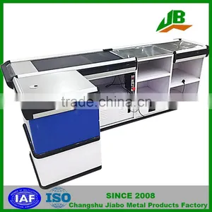 Supermarket Checkout Counter With Conveyor Belt thumbnail-1