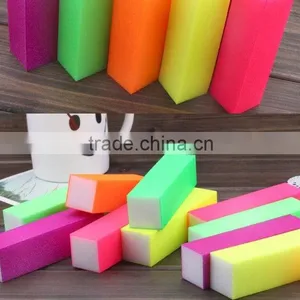 Sponge Nail Buffer Female Sponge Nail Art Tools Neon Block thumbnail-1