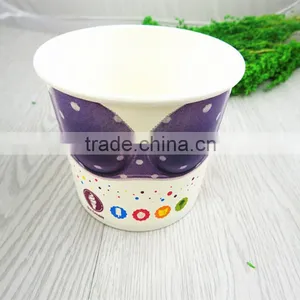 520ml 16oz Custom Printing Disposable Ice Cream Frozen Yogurt Paper Cup Bowl thumbnail-1