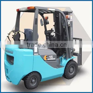 China Wholesale 1.5ton LP Gas Engine Forklift Trucks for Sale thumbnail-1