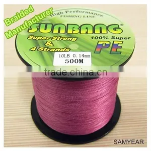 Sunbang Factory Wholesale Fishing Equipment Multifilament Fishing Line Braided Quality Choice thumbnail-1