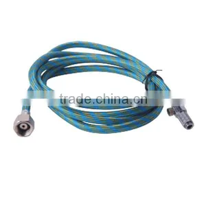 Braided Airbrush Air Hose 1/8"-1/4" Adapter Fitting -With Quick Release & Air Control Adapter Fitting- Airbrush Hose 1.8m or 3m thumbnail-1