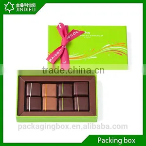 Custom Chocolate Selection Gift Boxes Printed With Ribbon thumbnail-1