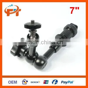 7 Inch Magic Arm Variable DSLR LCD Monitor Video Light, Microphone thumbnail-1
