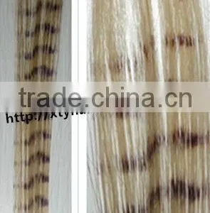 China Cheap Blonde Color Synthetic Hair Attachment Clip in Hair Piece thumbnail-1