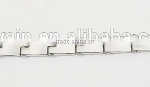 Silver Link Chain Stainless Steel Fashion Bracelet Men thumbnail-2
