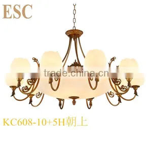 The SPANISH Marble Copper Chandelier thumbnail-5