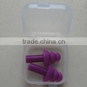 2016 Mushroom Ear Plugs With Cord in Plastic Case Funny Mushroom Ear Plugs Silicone Ear Plugs thumbnail-1