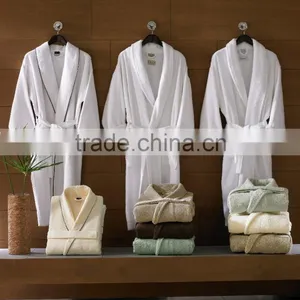 Cotton Cheap Bathrobes Unisex thumbnail-2