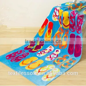 2015 New Design Microfiber Custom Cartoon Animal Printed Beach Towel thumbnail-6