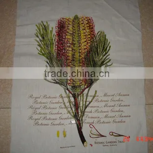 2015 New Fashion Cotton /linen Tea Towels for Home Decoration ,cheap Promotional Gift in High Quality Red Flower -31 thumbnail-2