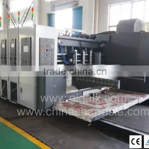 LX-608CN Flexo 4 Color Printing Machine Price Good Online With Folder Gluer Machine thumbnail-3