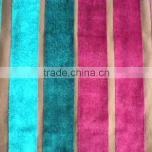YARN-DYE COLORFUL STRIPE VELVET thumbnail-4