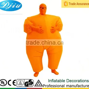 DJ-CO-160 Inflatable Suit Funny Colorful Halloween Costume Orange Jumpsuit thumbnail-1