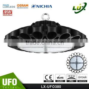 5 Years Warranty Promotion Price 2016 CE Rohs Approved Meanwell Driver Wireless & Motion Control 150W UFO LED High Bay Light thumbnail-1