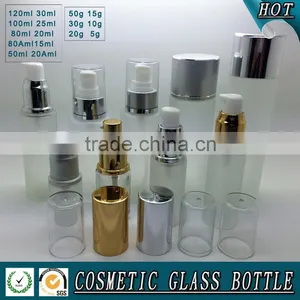 Frosted Cosmetic Glass Bottle and Cosmetic Glass Cream Jar thumbnail-2