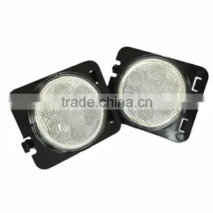 Amber Color Led Side Marker Fender Flares Lights for Jeep Wrangler Turn Signal Light thumbnail-5