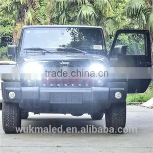 2015 Newest Emark 7inch Round High/low Beam Headlight for Jeep Wrangler CJ TJ JK Harley Hummer Landrover thumbnail-2