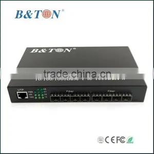 Hot Selling 10/100/1000M 8ports Optic Fiber Switch thumbnail-1
