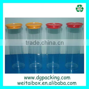 Plastic PET PP PVC Tubes,long Small PVC Tubes,Packaging Tubes With Black Plug thumbnail-2