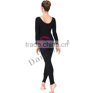 A2619 Adults Ankle-length Gymnastic & Ballet Dance Unitards Costumes, Lady Spandex Unitards for Sale thumbnail-3