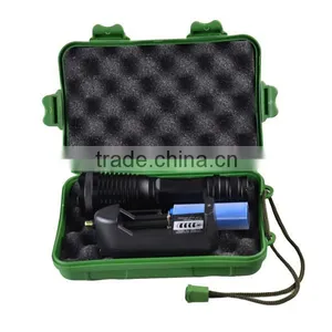 2000 Lumen Expedition Handheld Flashlight Led With Charger, 18650 2000mAh Rechargeable Battery and Sleeve, AAA Battery Holder Quality Choice thumbnail-3