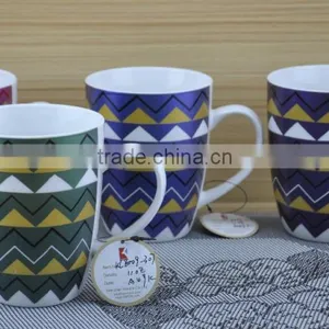14OZ Pussy Cat Fully Decal Printed Ceramic Cup, Shiny Surface New Bone China Coffee Cup, KL5001-10699 thumbnail-5
