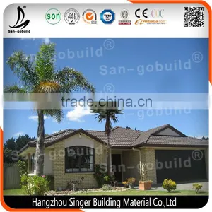 0.4mm Aluminum Zinc Material, Good Price Stone Coated Metal Roofing Sheet thumbnail-2
