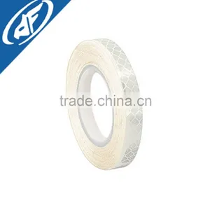 White Micro Prismatic Sheeting Reflective Tape Converted From 0.25 x 5 yd thumbnail-1