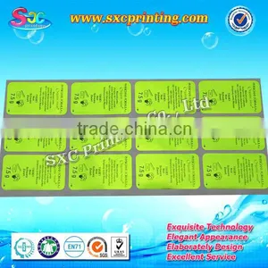 Custom Printing Green Color 3m Glossy Silver Sticker Paper thumbnail-1